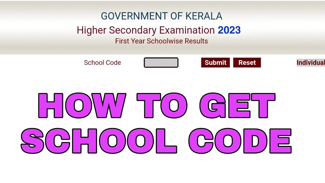 KERALA PLUS ONE RESULT 2023 SCHOOL WISE HOW TO CHECK SCHOOL CODE SCHOOL WISE RESULT +1 2023 DHSE