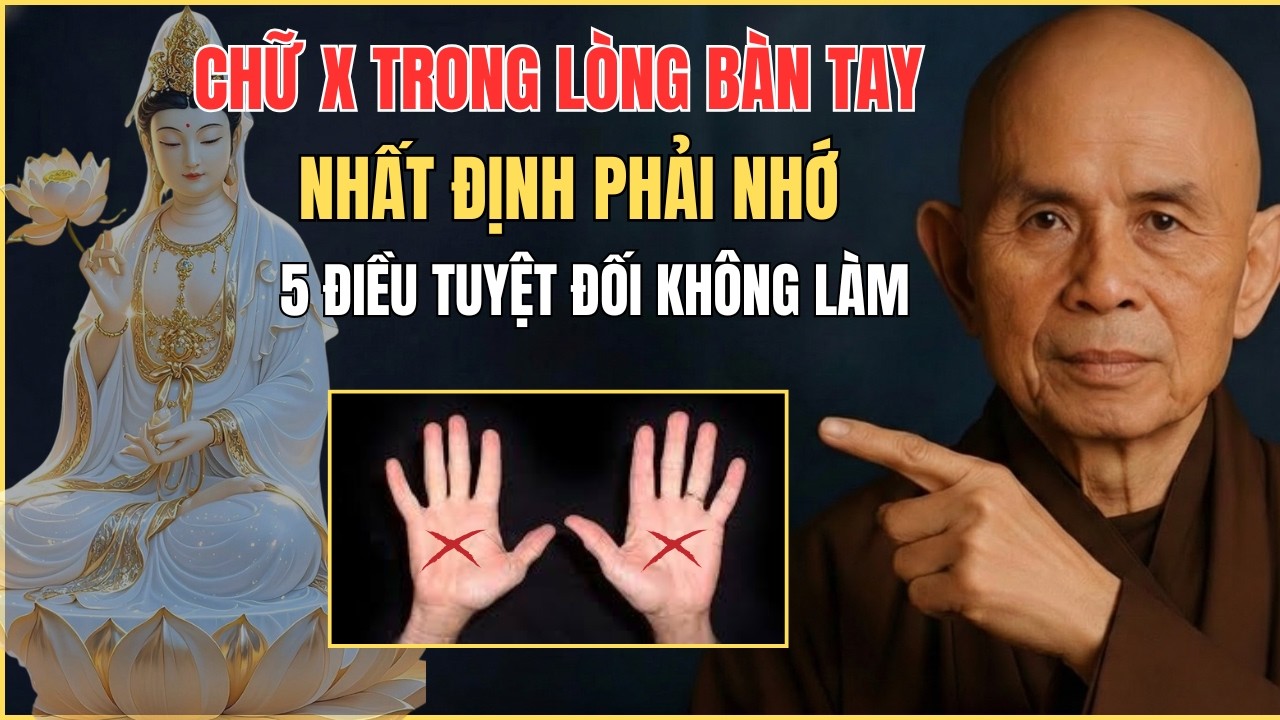 Chữ X Trong Lòng Bàn Tay: 5 Điều Làm Bạn Hao Phước Mỗi Ngày