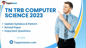 TN TRB COMPUTER SCIENCE Questions Paper, MCQ, Study Material, Books pdf, Online Test Series, MCQ