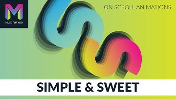 Simple and Sweet On Scroll Animations Widget | Adobe Muse CC | Muse For You