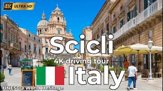 🇮🇹 Elegant Drive Through Scicli , Italy | 4K Scenic Drive Tour in Sicily