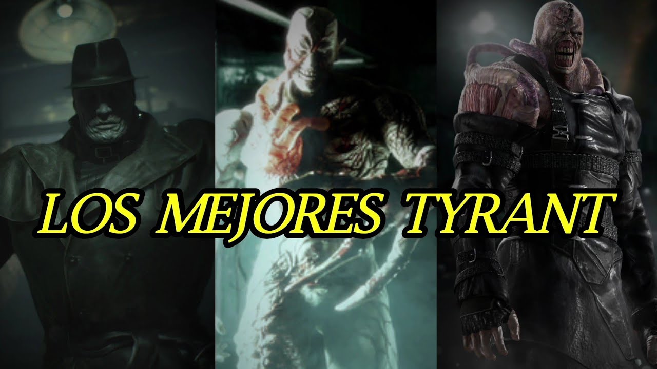 Top 05 Los mejores Tyrant de la saga de Resident Evil - YouTube