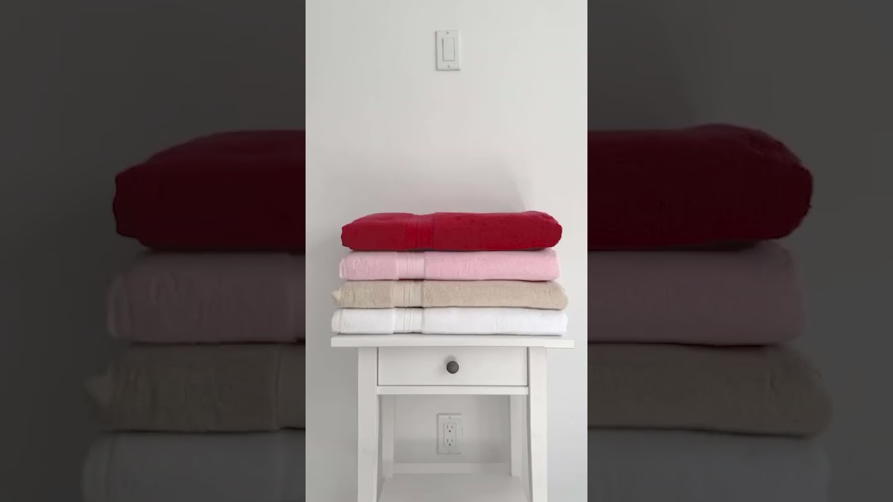 Soft  Absorbent  Luxurious  💙✨ Our 100% cotton bath towels are crafted for ultimate comfort