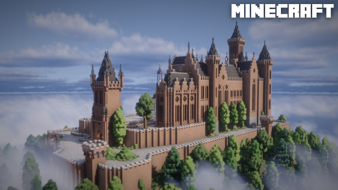 Minecraft Castle Tutorial | Inspired by Hohenzollern | Part 2 - YouTube