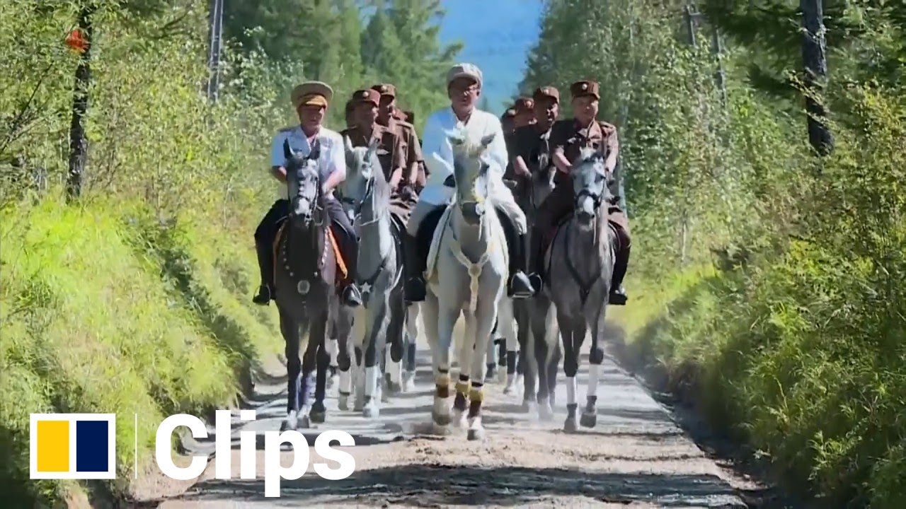 Kim Jong-un enjoys sunset, gallops on horseback in North Korea TV documentary