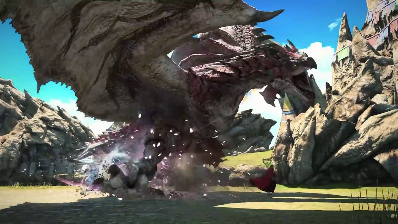 FINAL FANTASY XIV x MONSTER HUNTER: WORLD Collaboration Trailer - YouTube