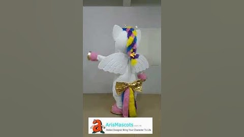 Adult Unicorn Mascot Costume for Kids Birthday Party Event Character Mascots Design Aris Mascots