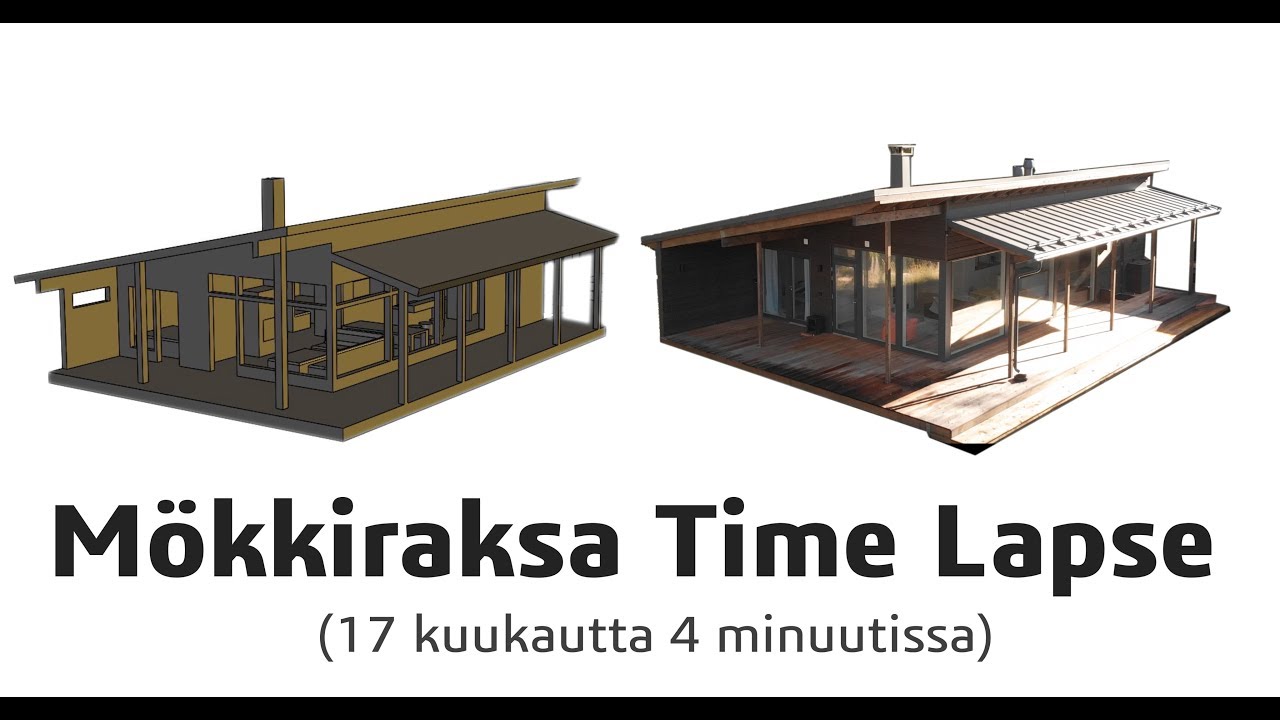 Mökkiraksa Time Lapse, 17kk neljässä minuutissa