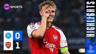 Odegaard Rocket Silences The Maradona 🚀 | Napoli 0-1 Arsenal | UEFA Champions League Highlights