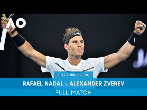 Rafael nadal v alexander zverev full match | australian open 2017 third round