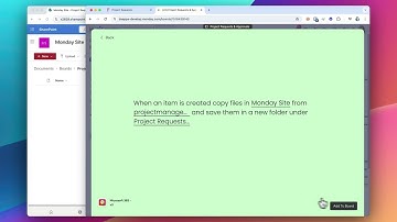 Automations – Microsoft 365 Automate & Embed for monday.com