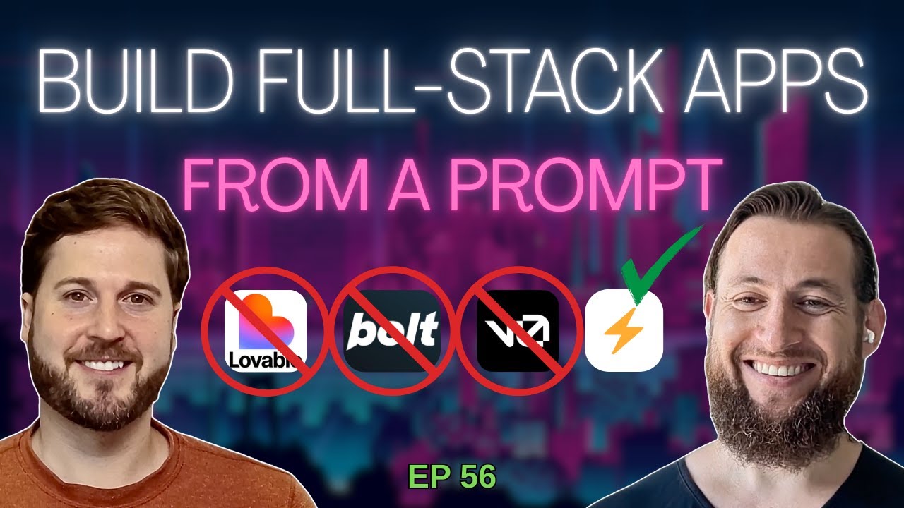 Build A Full Stack App With One Prompt (ft. Richard Abrich) - Ep 56