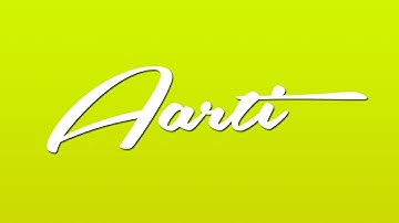 Aarti Name Signature Style | Aarti Signature Style | A Name Signature Styles