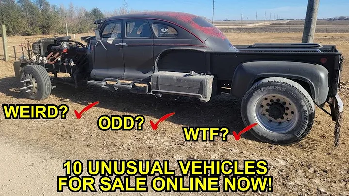 WEIRD VEHICLES WEDNESDAY! 10 Odd Vehicles Selling On Marketplace, Links to Ads in Video Description