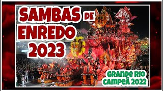CD SAMBAS DE ENREDO 2023 DO RIO DE JANEIRO, GRUPO ESPECIAL  (Sambas Campeões)