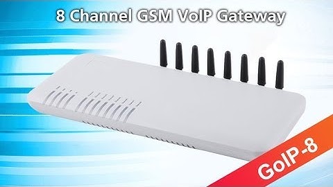 8 ports GSM VoIP Gateway for call termination, GoIP-8