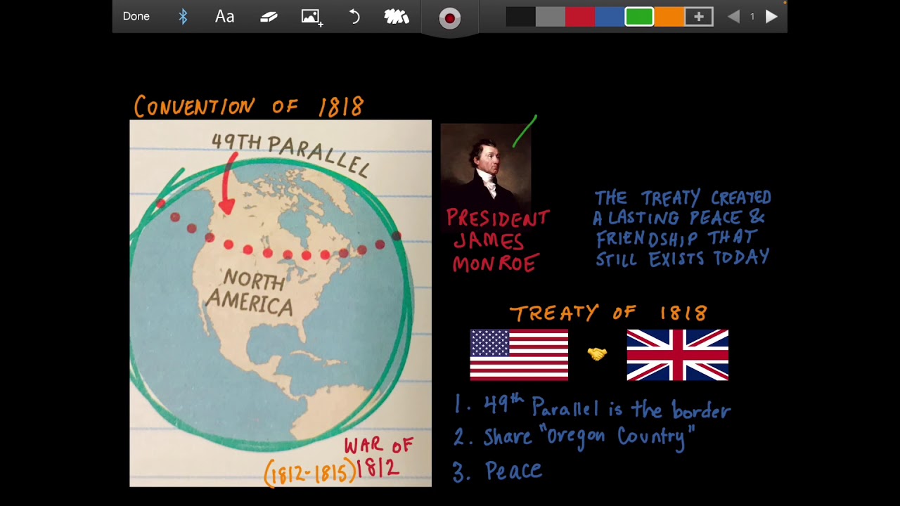 US History Review Convention Of 1818 YouTube US History Review Convention Of 1818 YouTube