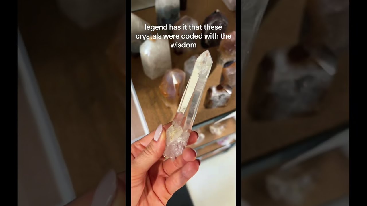 Lemurian Quartz Crystal For Your Third Eye Chakra