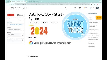 [2024] Dataflow: Qwik Start - Python || #qwiklabs || #GSP207 ||  [With Explanation🗣️]