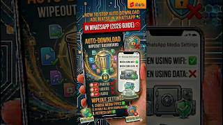 Stop WhatsApp Auto Download &amp; Save Mobile Data! |  #WhatsAppTips #StopAutoDownload #SaveData