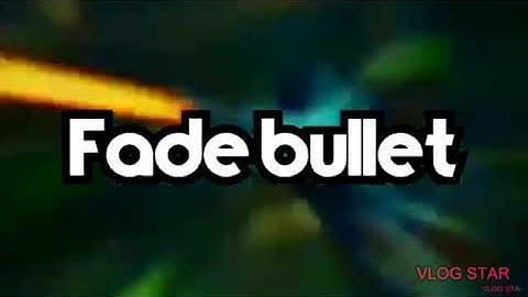 I change clan name to fade so new intro hope you enjoy