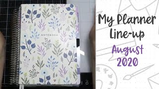 My Planner Lineup - August 2020