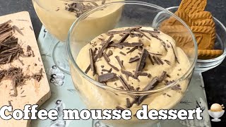 New dessert coffee mousse 🍨 coffee lover's dream come true| It's so delicious 😋 ready in 5 minutes!