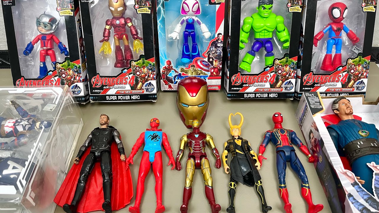 AVENGERS TOYS/action figures/unboxing/cheap price/spiderman,ironman,hulk,superman,batman/toys #32