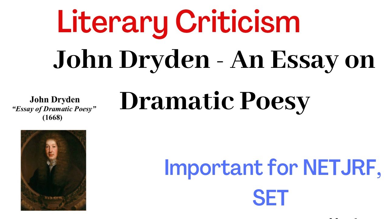 john dryden an essay on criticism