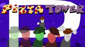 All Pizza Tower Rank Animations but it