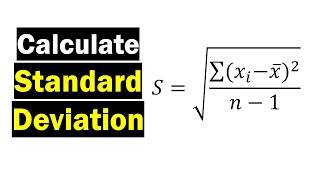 How To Calculate The Standard Deviation - Clearly Explained!