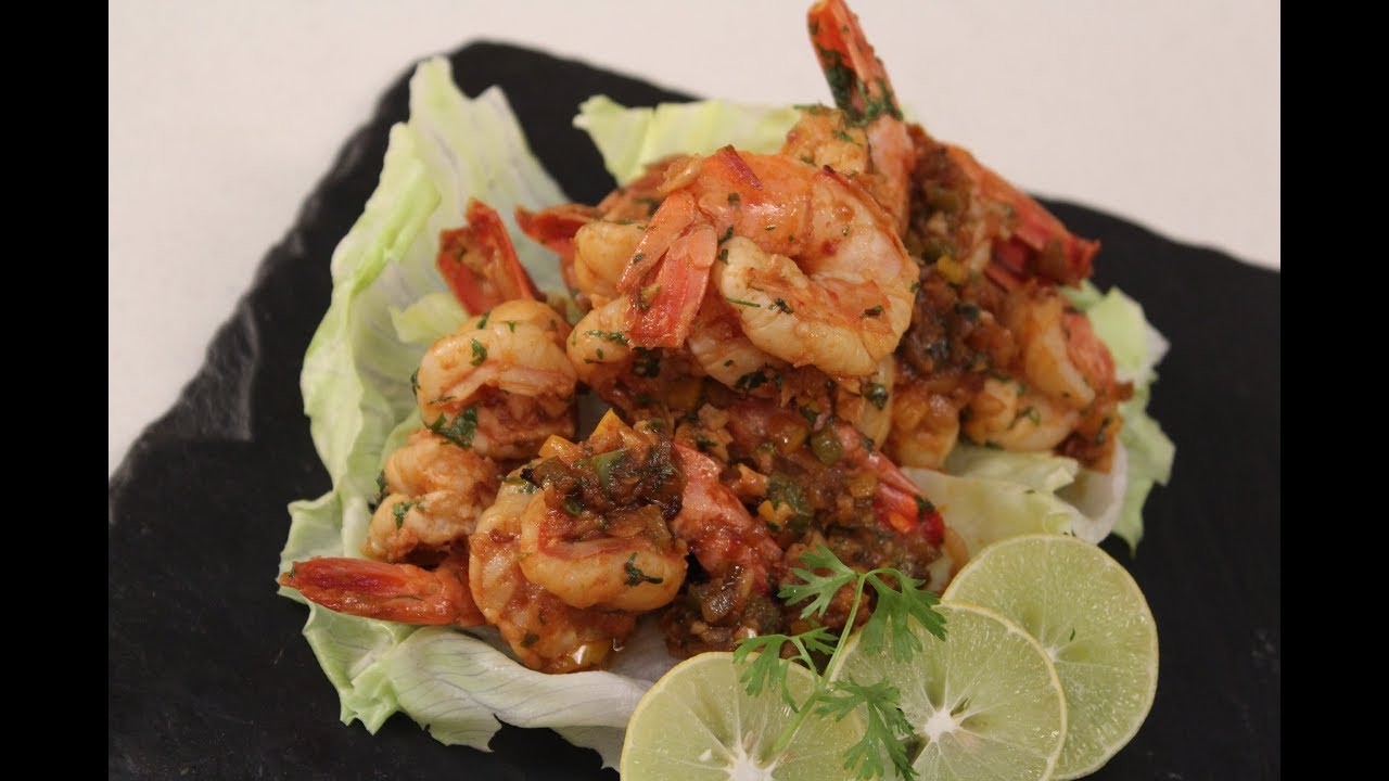 Tequila Fired Chipotle King Prawns