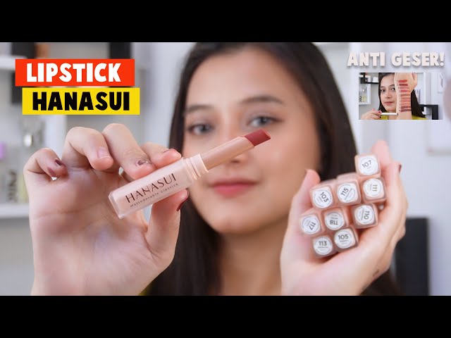 Hanasui Mattedorable Lipstick Review 10 Shades (Anti Geser Formula!) class=