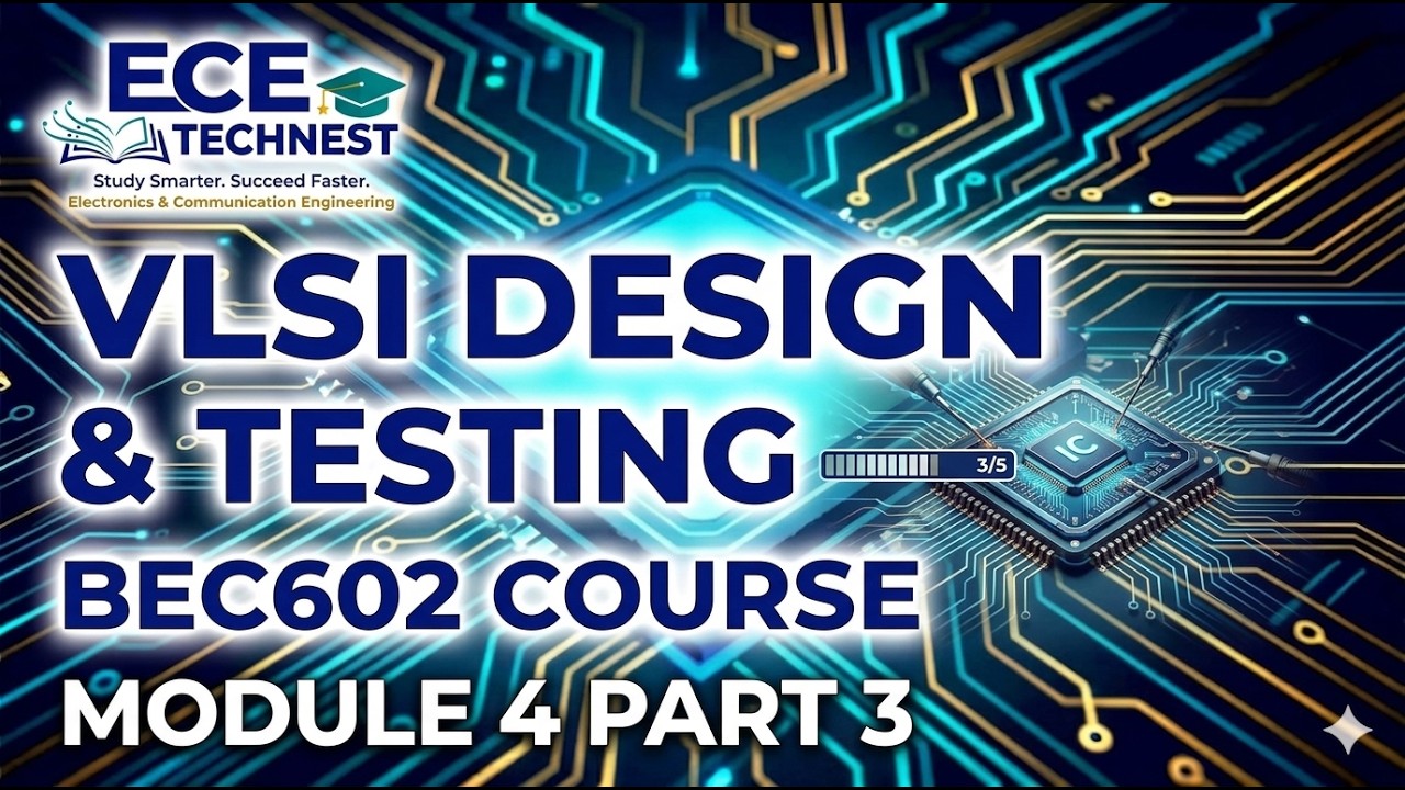 VLSI Design and Testing, BEC602, Module 4, Part 3 - YouTube
