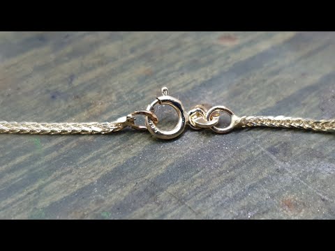 How to reduce shorten the gold chain/8 cm chain reduction/Как уменьшить укоротить золотую цепочку