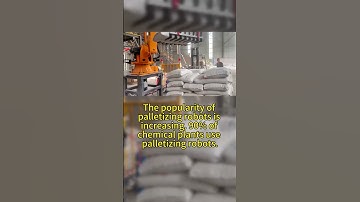 The popularity of palletizing robots is increasing.#robot#automation