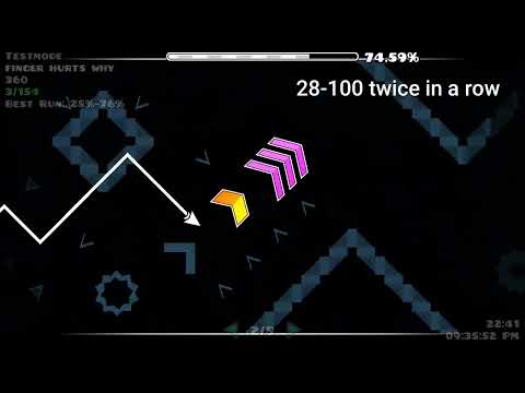 sonic wave experience (95%, 94%, 28-100 twice in a row)