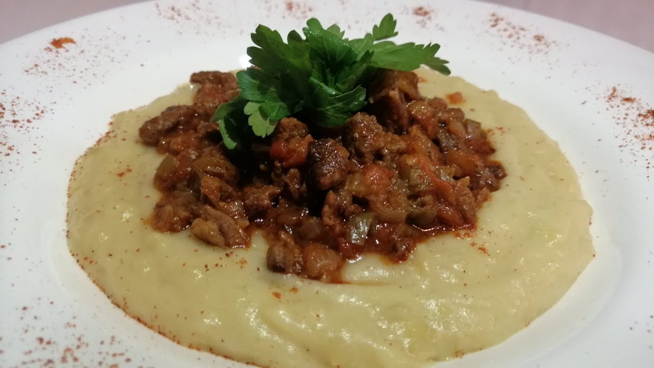 PATATES PÜRESİ YATAĞINDA ET SOTE TARİFİ/ YEMEK TARİFİ