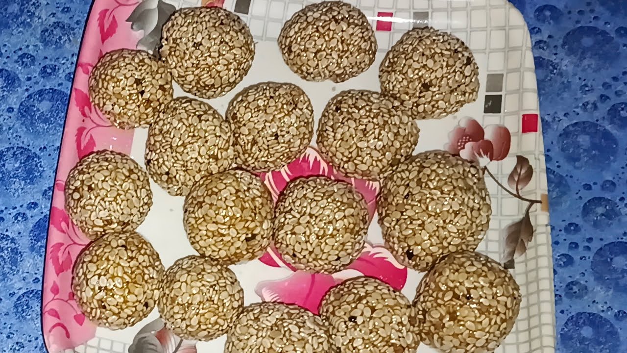 तिल के लड्डू की रेसिपी बिलकुल आसान तरीके से घर पर बनाये  Janvi Kitchen 