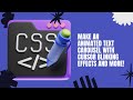 Build a Stylish About Me Page | HTML CSS JS | Typewriter + Text Carousel Effects