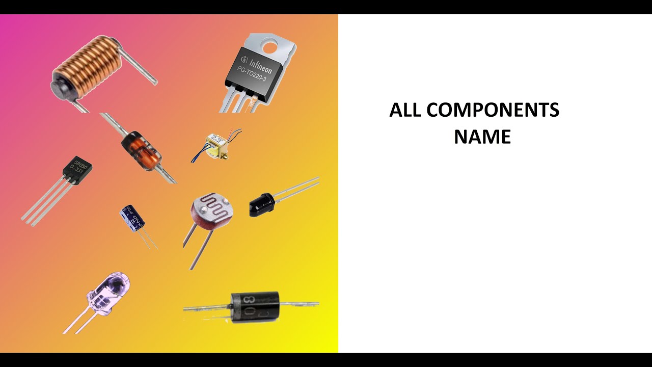 electric components all name. - YouTube