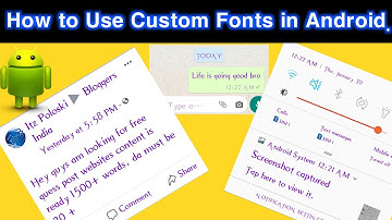 How To install Custom Fonts on Android Phone without Root | Urdu Hindi Tutorials | Technical Abhi