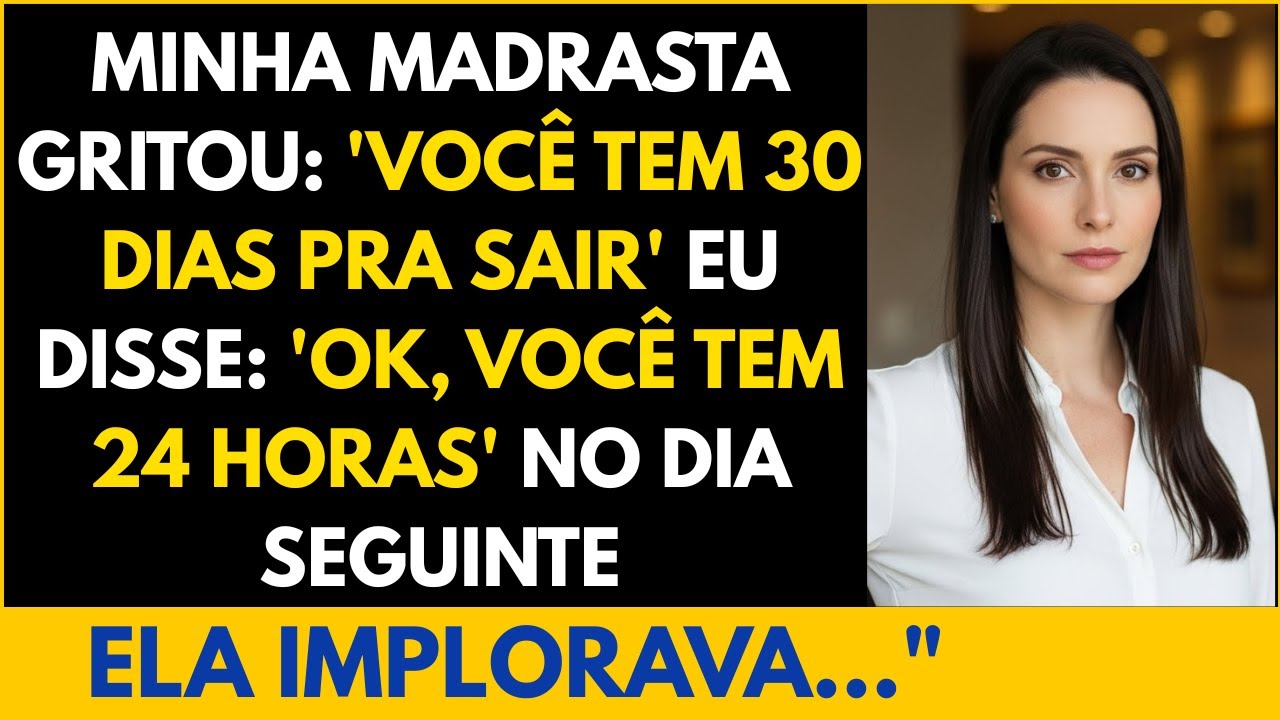 Madrasta: 'Você Tem 30 Dias Pra Sair'. Eu: 'Você Tem 24 Horas'. Ela Se Arrependeu na Hora...