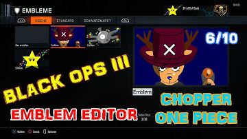 COD BO3 Emblem Editor "Chopper One Piece, Difficulty 6/10"