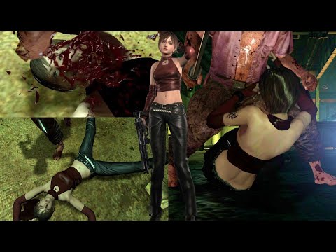 Rebecca Leather Cut Her Throat FREECAM Resident Evil 6 Ryona バイオハザード6 リョナ