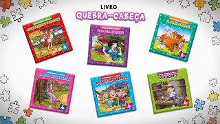 Livro quebra-cabeça Os três Porquinhos - Blu Editora no bebefacil