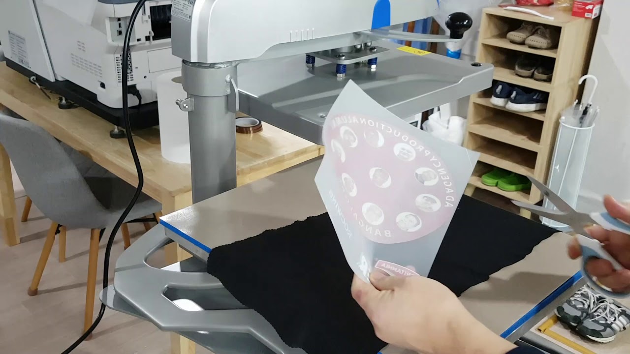 커스텀티셔츠제작 , 레이져프린터전사, no cut laser transfer paper , OKI C711WT , OKI