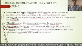 Understand and Apply Mail Merge (Unit-8) - 1