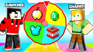 HEROBRINE SMP MEIN 1v1 LUCKY WHEEL RACE | MINECRAFT