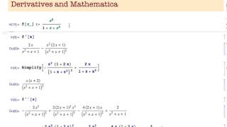 Famous Derivatives and Mathematica Net Worth